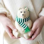 ショッピング貯金箱 マフラー付き白くま貯金箱　Polar Bear ポーラーベアー  Money box　マネーボックス プラステップ PLASTEP　北欧雑貨　2023年　しろくま