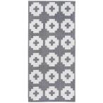 150×70cm プラスチックラグ Flower Stone Brita Sweden ブリタスウェーデン イン&アウトドアラグ キッチンマット キッチンラグ フラワー ストーン