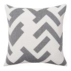 クッションカバー50×50cm　Florens Beluga　コットン　Brita Sweden ブリタスウェーデン