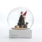スノードーム「飾りつけをするサンタとイヌ」  NORDIKA nisse ノルディカ ニッセ × CoolSnowGlobes&#174;