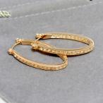 Yahoo! Yahoo!ショッピング(ヤフー ショッピング)ピアス レディース フープピアス 18k 18金GP k18 誕生日 プレゼント ギフト