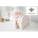 JenniferTaylor トランク型 ボックス Haruno インテリア リボン ダマスク ロココ 姫系 小物入れ ピンク 可愛い コサージュ