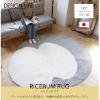 ラグ マット カーペット 防ダニ 床暖 ホットカーペット 2畳 ラグマット リビング 子供部屋 滑り止め 子供部屋 キッズ 175x185 RICEBUM RUG