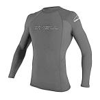 特別価格O'Neill Men's Basic Skins UPF 50+ Long Sleeve Rash Guard, Black, X-Large好評販売中