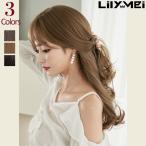 大人かわいい スウィートカール ミディ 新作 ミディアム フルウィッグ アッシュ