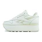 ショッピングリーボック ポンプフューリー Reebok CLASSIC LEATHER TRIPLE LIFT CHALK/CHALK/BEIGE 100201090 リーボック クラシックレザー トリプル リフト チョーク ベージュ 4cm 厚底 スニーカー