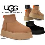 UGG WOMENS CLASSIC MINI DIPPER 1168170 アグ ウィメンズ クラシック ミニ ディッパー ムートンブーツ 厚底 プラットフォーム スエード ネオプレン レディース