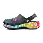 ショッピングクロックス キッズ crocs CLASSIC DISNEY RAINBOW CLOG KIDS BLACK/MULTI 207743-0c4 クロックス クラシック ディズニー レインボー クロッグ キッズ ミッキーマウス ブラック