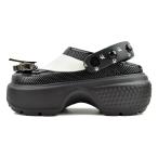 クロックス ウェンズデー ストンプ クロッグ crocs WEDNESDAY STOMP CLOG BLACK 210214-001 ブラック サンダル 厚底 コラボ Netflix ウェンズデー・アダムス