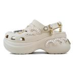 ショッピングCROCS crocs BAE PINNACLE EMBELLISHED CLOG FRAPPE hv4089-201 クロックス ベイ ピナクル エンベリッシュド クロッグ フラッペ