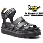 Dr.Martens BLAIRE BLACK BRANDO 24191001 ZEBRILUS ドクターマーチン ブレア ストラップ サンダル ブラック シャークサンダル　ZIGGY ソール グラディエーター