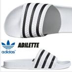 adidas ADILETTE WHITE/CBLACK/WHITE 280648 アディダス アディレッタ サンダル スポーツ シャワー パウダー ホワイト ブラック スライド