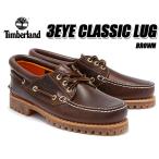 TIMBERLAND 3EYE CLASSIC LUG SOLE brown 30003 ティンバーランド 3アイレット クラシック ラグ オイルレザー メンズ モカシン ブラウン