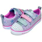 Yahoo! Yahoo!ショッピング(ヤフー ショッピング)SKECHERS SPARKLE LITE-STARS THE LIMIT LAVENDER/MULTI 314036L-LVM スケッチャーズ キッズシューズ ジュニア スニーカー デニム ベルクロ グリッター ライト