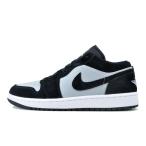 NIKE AIR JORDAN 1 LOW blk/wht-lt smoke grey 553558-048 ナイキ エア ジョーダン 1 ロー ブラック ホワイト ライトスモークグレー