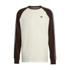 adidas BRITCORE LONG SLEEVE CALI TEE OWHITE/AUCO hz3829 アディダス ブリットコア ロングスリーブ カリ Tシャツ オフホワイト オーロラコーヒー