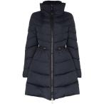 モンクレール ミリエロン レディースロングダウン ハイネック Aラインダウンコート ダークブルー 4999005 C0059 778 MONCLER