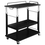 Bauhutte( bow hyute) подниматься и опускаться тип PC дисплей Wagon BHS-700PC Wagon CPU box CPU подставка место хранения подставка вспомогательный стол персональный компьютер для подставка sa