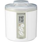 TANICA 温度調節(25?70℃) ・タイマー・ブザー付ヨーグルトメーカー ヨーグルティアS 1200ml YS-01 (ホワイト)
