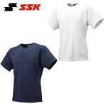 SSK 野球 子供用 ジュニア1ボタン ベースボールＴシャツ UVカット BT2310J