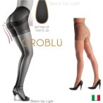 期間限定SALE 30%OFF メール便送料無料 OROBLU オロブル　ショックアップライト20 オールスルー インポートストッキング イタリア製 シェイプアップガードル付き