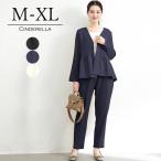 セットアップ レディース セレモニースーツ パンツスーツ ジャケット パンツドレス パーティードレス ノーカラージャケット ドレス パンツ スーツ 大人 rt7632