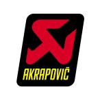 P-VST2AL aluminium жаростойкий стикер длина 75mmx70mm AKRAPOVIC