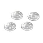 000820-03 Ｍ８キャップボルトカバーシルバー 4PCS POSHフェイス