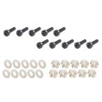 990520-06 スクリーンビスブラックＭ５Ｘ２０ 10PCS/SET POSHフェイス