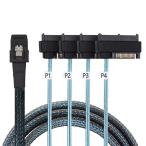 Cablecc встроенный 36 булавка Mini SAS SFF-8087 ho -тактный из 4 SFF-8482 Target SAS жесткий диск .SATA источник питания ke-