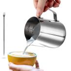  молоко питчер молоко Jug Latte искусство 18/8 из нержавеющей стали шкала линия имеется кофемолка k four ma-12oz (350ml)