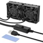 ELUTENG pc вентилятор usb 4cm 3 -ступенчатый поток воздуха настройка USB вентилятор 40mm маленький размер aluminium теплоотвод имеется охлаждающий кондиционер тонкий 8×4cm чуть более 