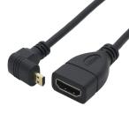 ViViSun высокая скорость HDMI( женский )to Micro HDMI( мужской ) 90°L type микро HDMI изменение кабель модель D to модель A золотой me