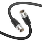 Alvin's Cables 12G-SDI видео коаксильный кабель BNC мужской - мужской 4K соответствует камера для ( черный 1m)
