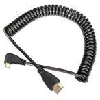 chenyang стрейч springs микро HDMI - HDMI мужской HDTV кабель мобильный телефон &amp; планшет &amp; камера для левый правый угол 90 раз -тактный re