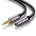 DuKabel 2.4M 4 высшее удлинение кабель разъём джек стерео Mini Jack удлинение 3.5mm стерео наушники удлинение кабель стерео Mini удлинение 