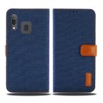 [Viesa] Denim кейс блокнот type совместимость Galaxy A30 / au UQ mobile SCV43 соответствует Samsung карманный чехол (da-