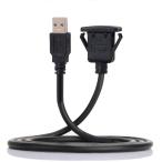 cablecc 1m водонепроницаемый одиночный USB 2.0 удлинение защелка крепление машина AUX кабель приборная панель panel для 