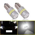 Eseastar BAX9S H6W LED バルブ ポジション 爆光 ホワイト ナンバー灯 ルームランプ 明るい 新型4014SMD ハイパワーチッ