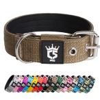 TSPRO Tacty karu собака цвет 1.25 дюймовый ширина сверхпрочная metal пряжка имеется долговечность мощный настройка возможность для маленьких собак ( хаки,S)