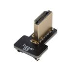Cablecc CYFPV HDMI Type A мужской коннектор левый правый 90 раз FPV HDTV мульти- kopta- пустой средний фотография для ( левый направление )