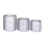 Boundless Voyage titanium кружка 2 -слойный структура уличный кружка двойной wall теплоизоляция термос супер-легкий не ржавеет старт  King кружка 
