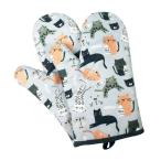[2 шт. комплект ] FUKUSHOP рукавица жаростойкий печь рукавица прихватка .. прихватка жаростойкий перчатка печь перчатка ожог предотвращение предотвращение скольжения ткань гибкий 