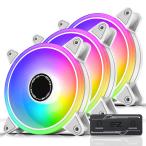 EZDIY-FAB 120mm ARGB белый PC кейс вентилятор PWM автоматика управление тихий звук высокая эффективность вентилятор ступица имеется 5V3 булавка материнская плата такой же период Aura