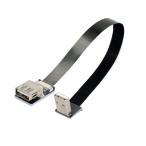 Cablecc down угол USB 2.0 Type-A мужской - женский удлинение данные Flat тонкий FPC кабель,FPV &amp; диск &amp;