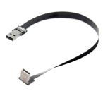 cablecc выше угол USB 2.0 Type-A мужской - Type-A мужской данные Flat тонкий FPC кабель 90 раз FPV