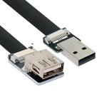 NFHK USB 2.0 Type-A мужской - женский удлинение данные Flat тонкий FPC кабель FPV &amp; диск &amp; сканер &amp; принтер для 