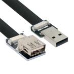 xiwai 0.5M USB 2.0 Type-A мужской - женский удлинение данные Flat тонкий FPC кабель FPV &amp; диск &amp; сканер &amp;p