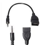 AKNPMHT 3.5mm AUX терминал из USB 3.5mm мужской AUX аудио Jack штекер из USB 2.0 женский к изменение кабель конвертер ke-
