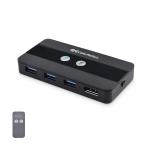 Cable Matters USB 3.0 KVM переключатель 8K DisplayPort 1.4 с дистанционным пультом 2 шт. PC для 8K@60Hz / 4K
